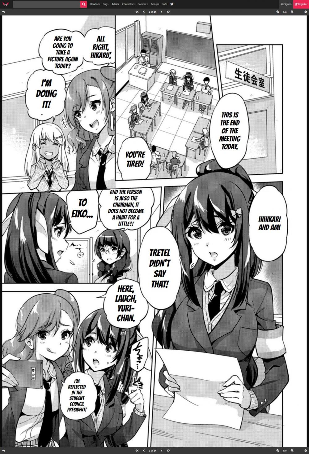 Hentai Manga Comic-SNS Seitokai Yakuin wo Netotte Share suru Hanashi-Read-2